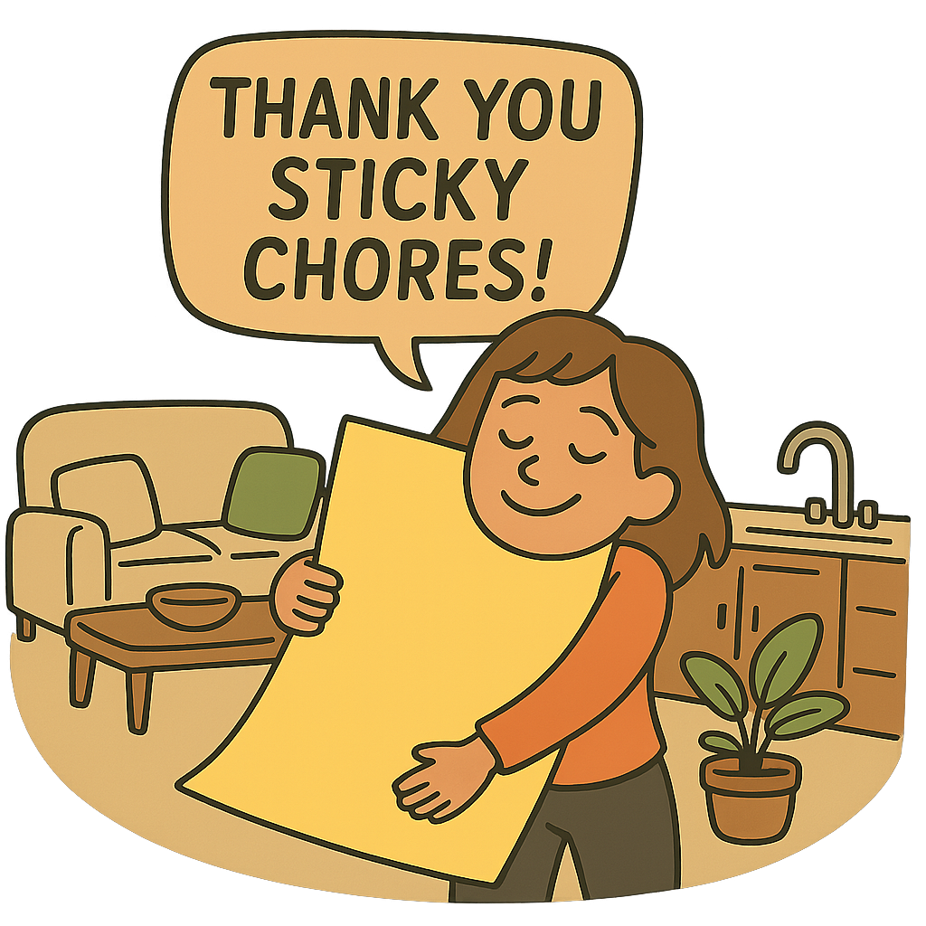 Sticky Chores promo character 7